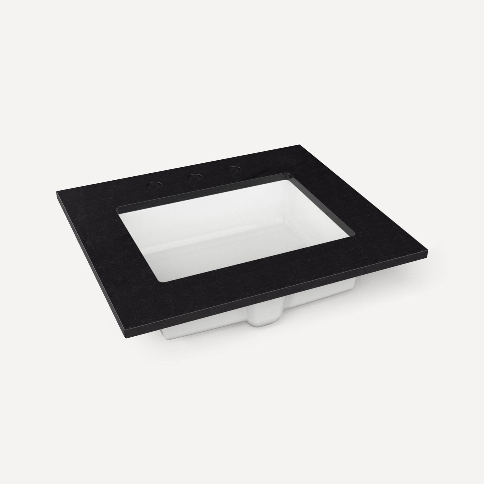 Robern TB25UCO-8 25″ Quartz Vanity Top for Widespread Faucet – Lyra