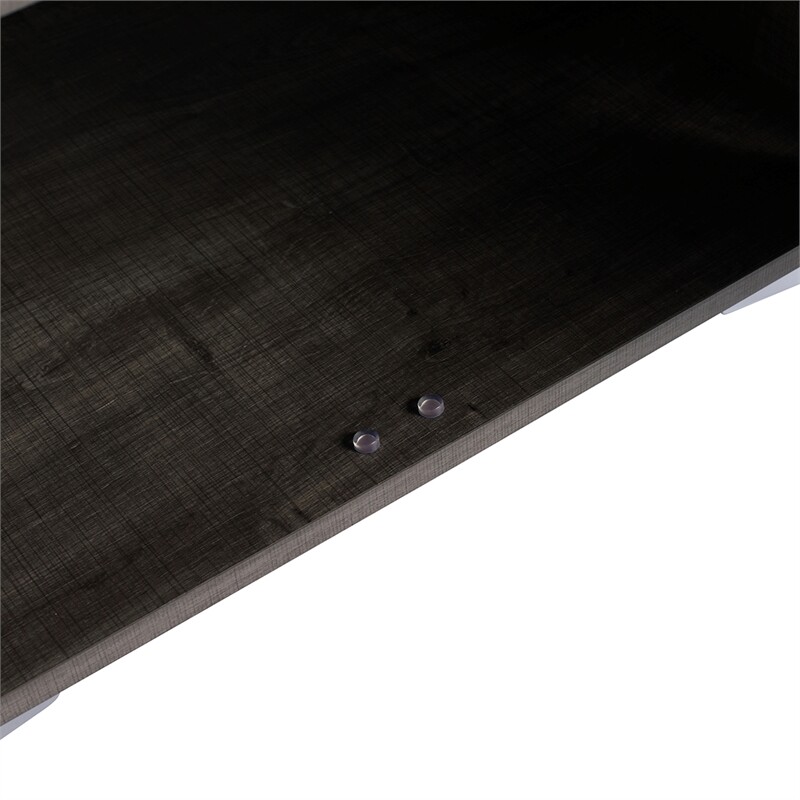 24 in. Single Vanity in Gray Oak finish with Solid Surface Resin White Sink