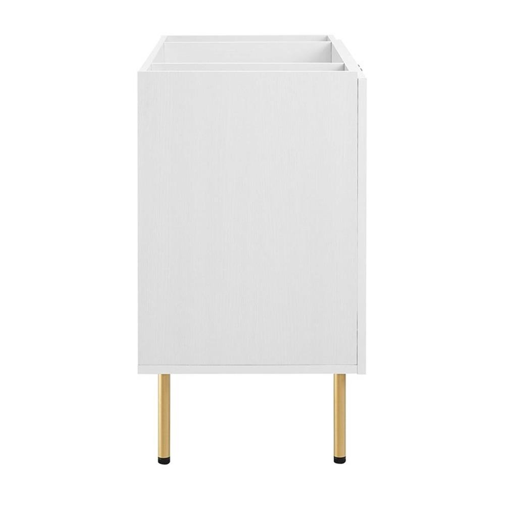 Modway Chaucer 36″ Wood & Rattan Bathroom Vanity Cabinet in White
