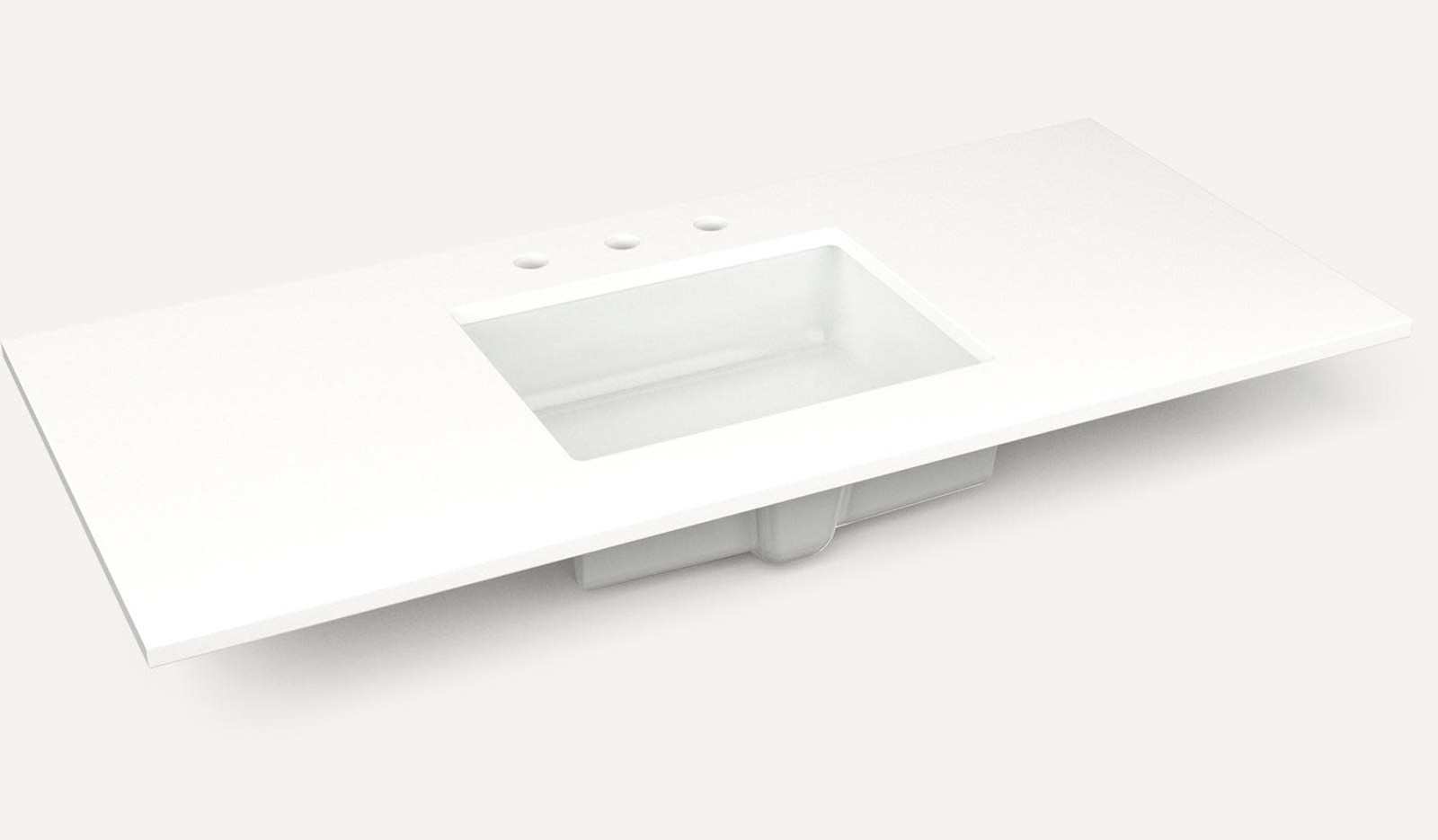 Robern TA48UCO-8CS2 Craft Series 48″ Quartz Vanity Top – White Zeus Extreme
