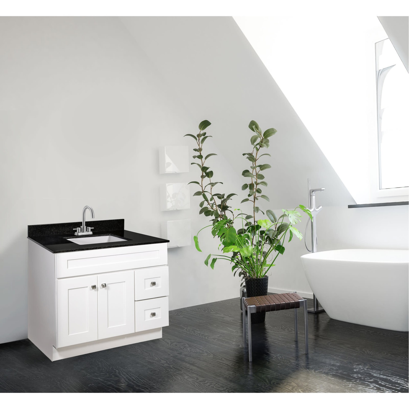 Design House 586958 Brookings 36″ Single – White