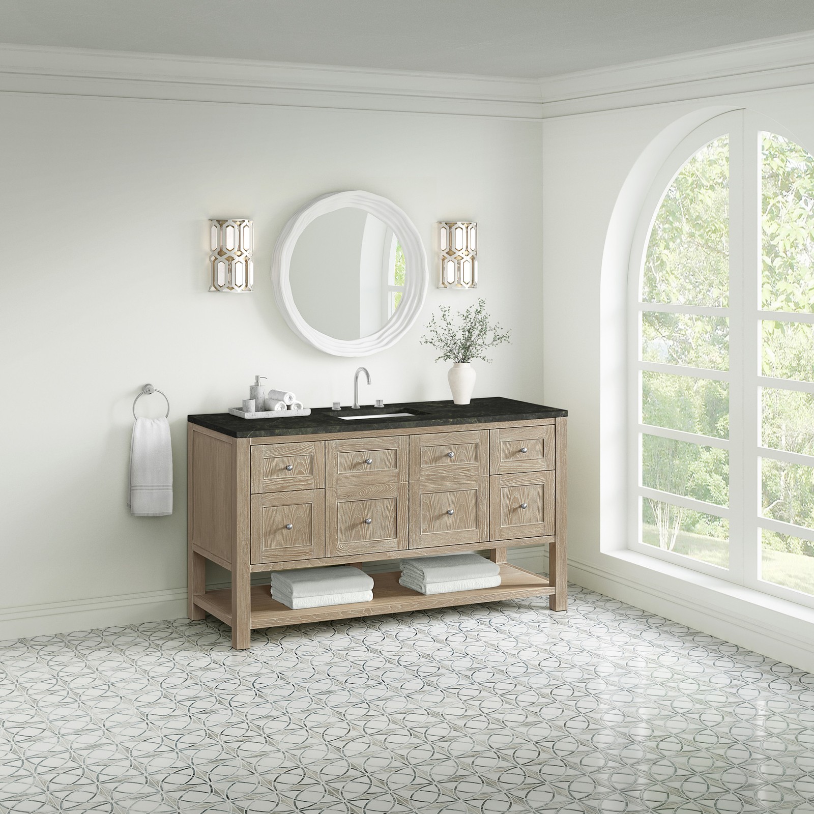 James Martin Vanities 330-V60S-3PHT Breckenridge 60″ – White