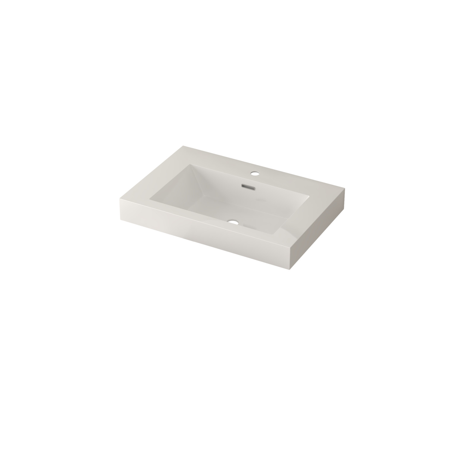 30″ Floating Bathroom Vanity with Integrated Sink, Acacia Plywood Cabinet