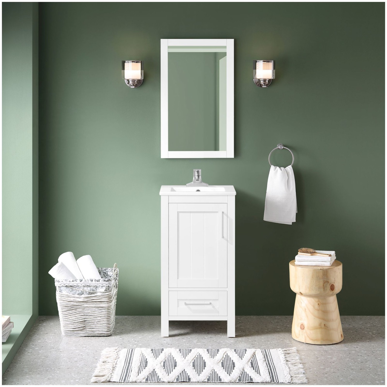 Ove Decors Kansas 18 Kansas 18″ – White