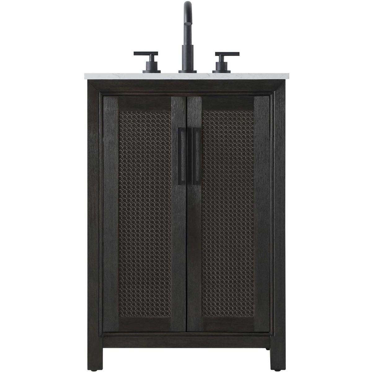 Elegant Lighting VF29524CO Alina Vanity Chocolate Oak