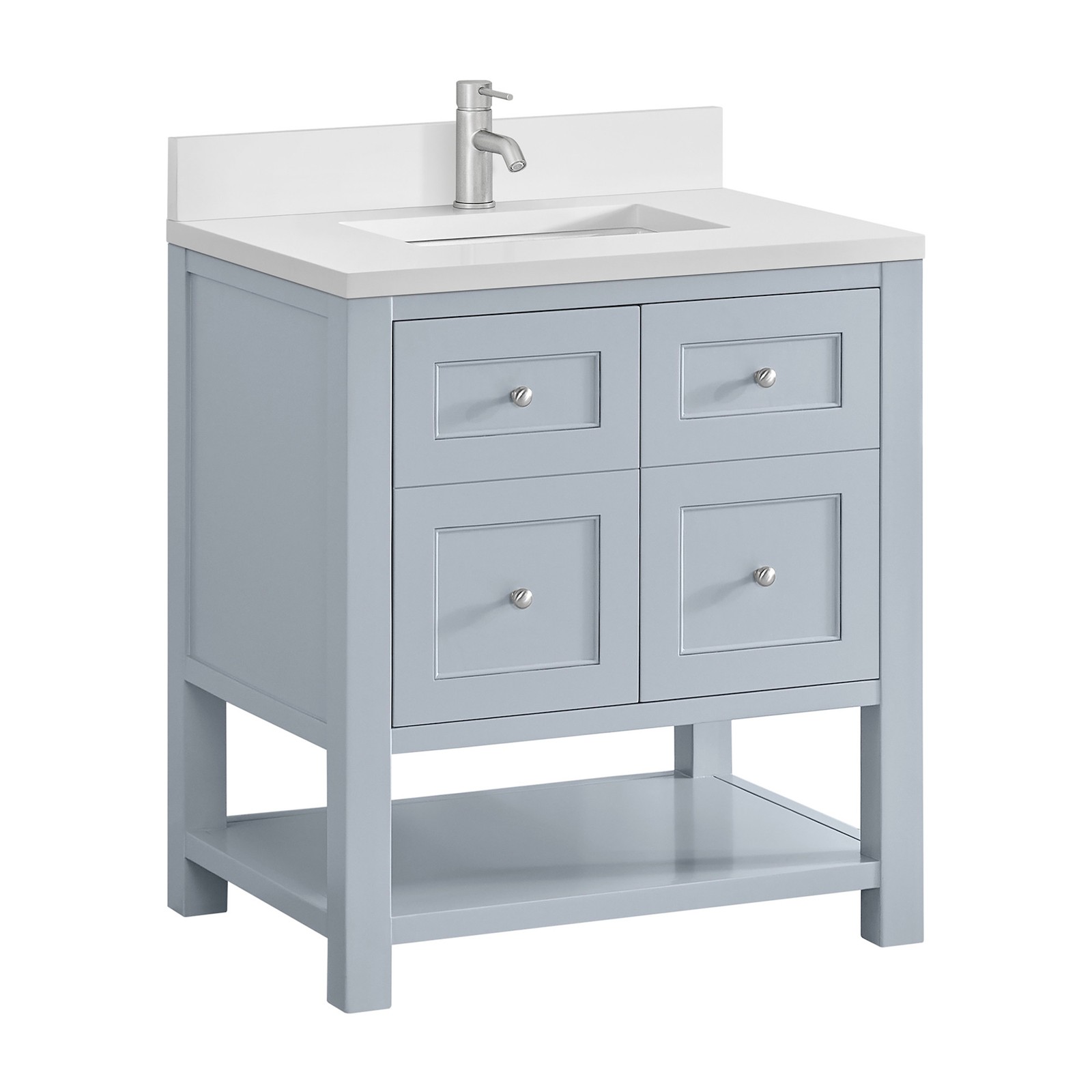 James Martin Vanities 330-V30-1WZ Breckenridge 30″ – Light Natural Oak
