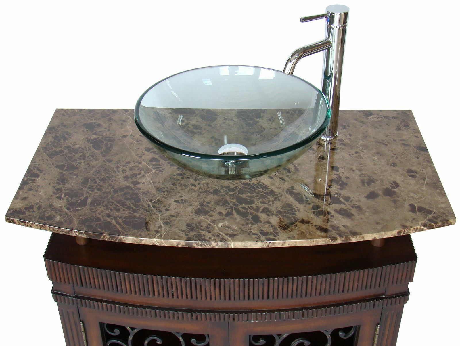 36″ Benton Collection Attractive Artturi Vessel Sink Bathroom Vanity # Q226BN