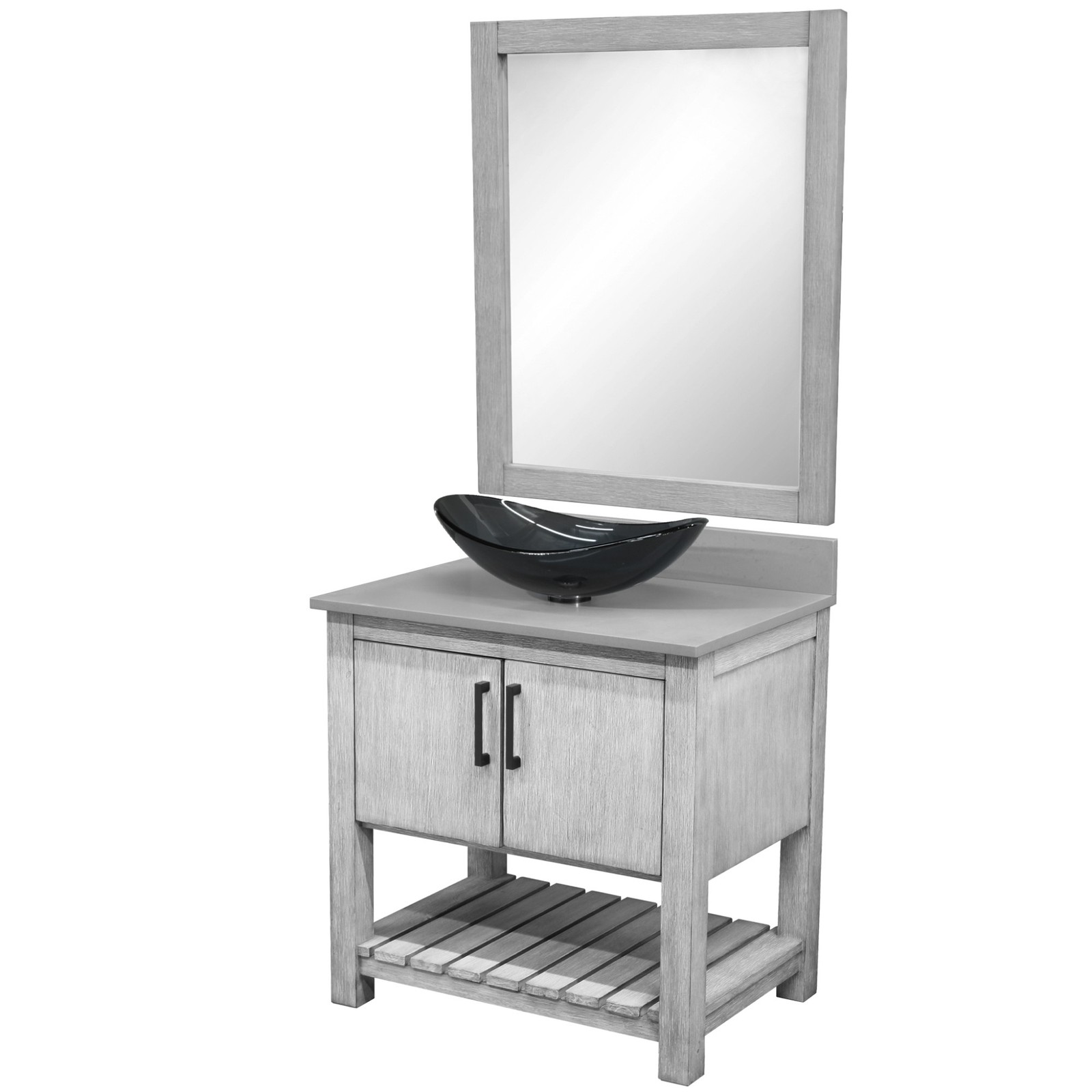 Miseno MV-30SG-NOBV-280-324G-MIR 30″ – Stonewash Grey / Storm Grey Top / Matte