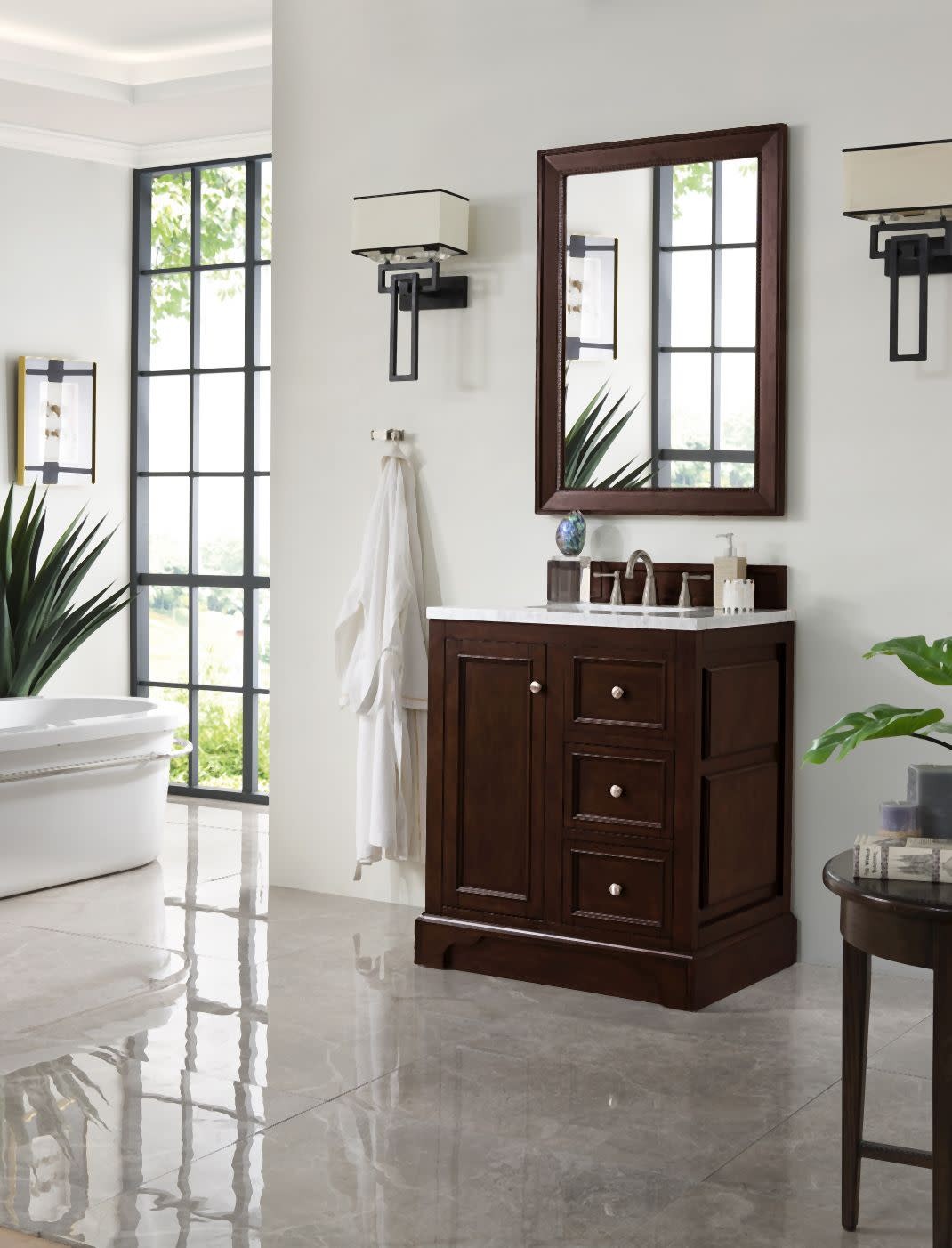 James Martin Vanities 825-V30-3CAR De Soto 32″ – White