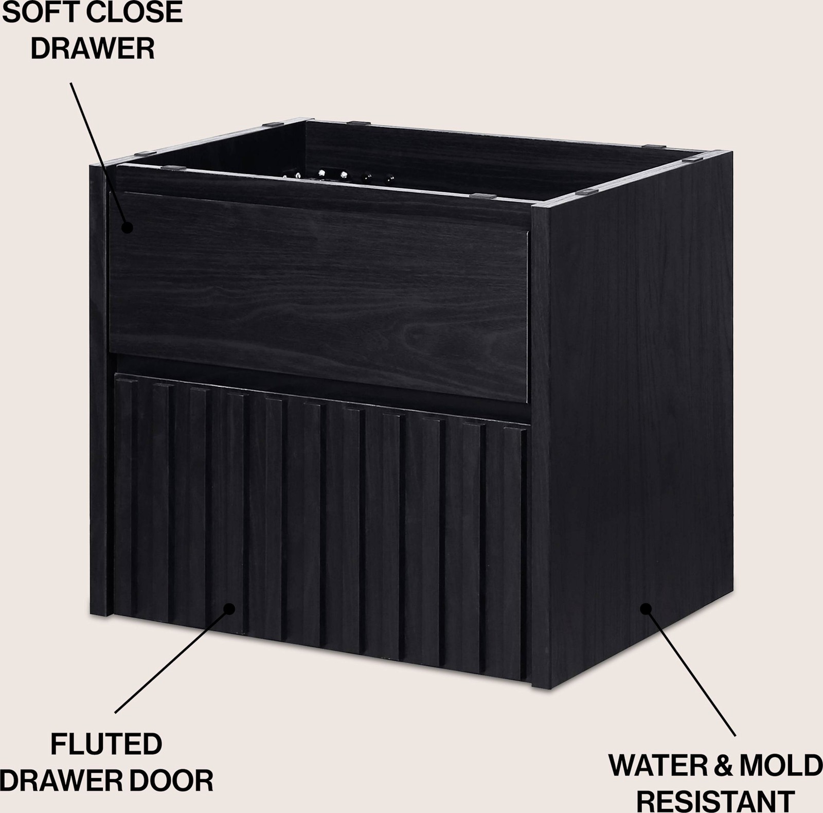 JONATHAN Y Lighting VAN1016 Sherwin 23″ Single Wall Mounted – Black