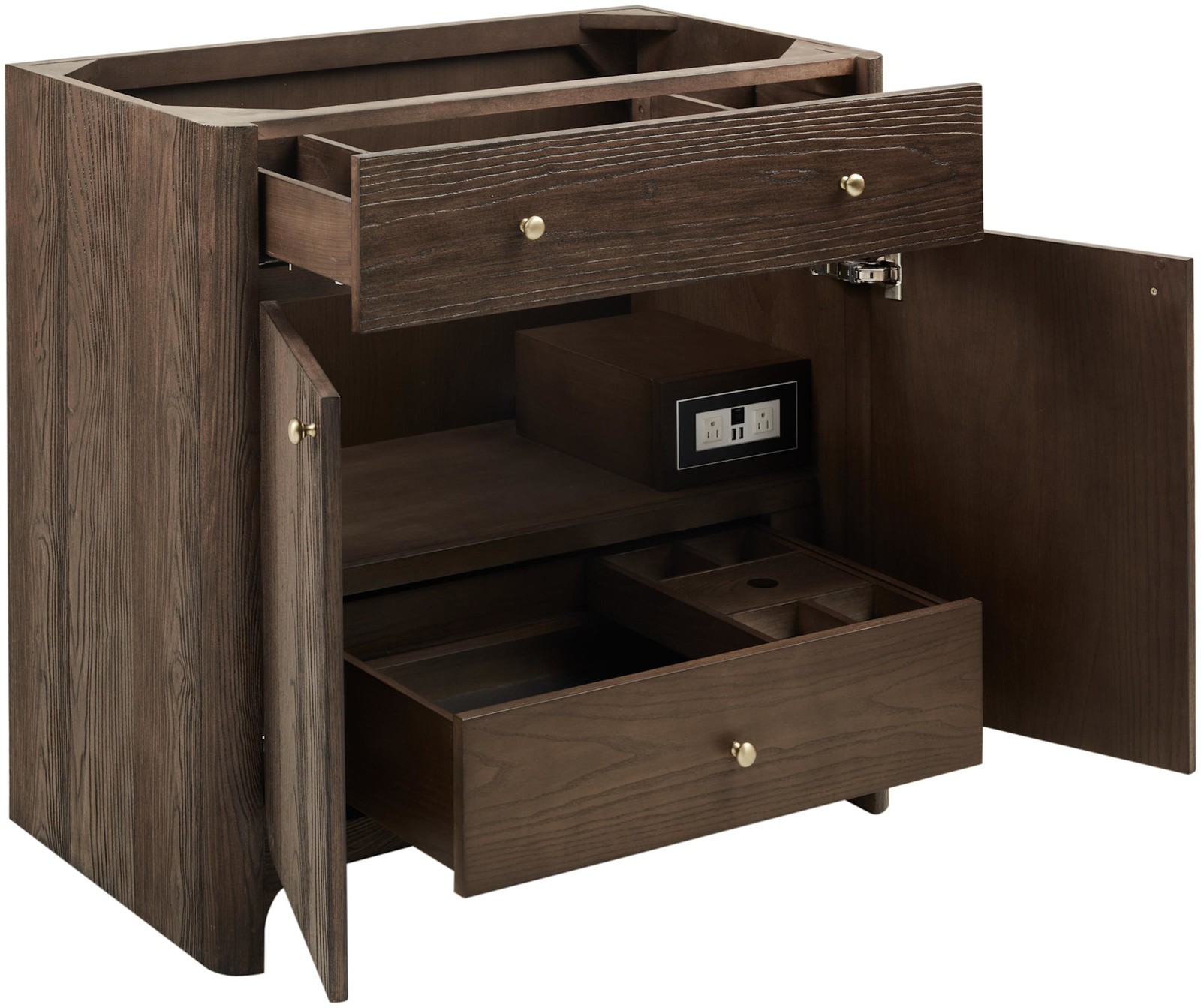 James Martin Vanities D125-V36-3WZ Gracyn 36″ – Sable