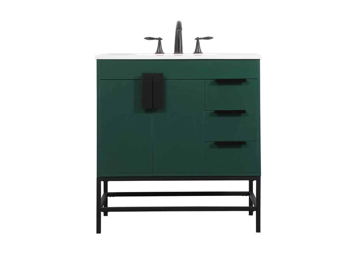 Elegant Lighting VF48832M Eugene 32″ – Green