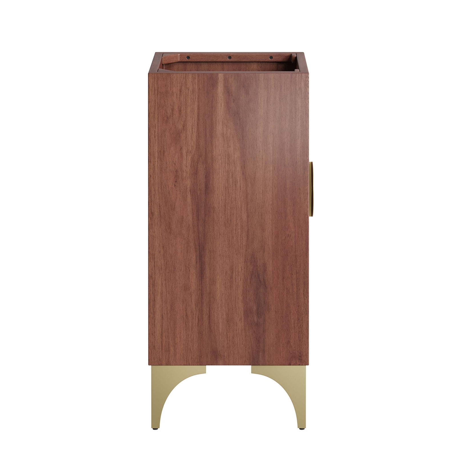 Modway Daylight 18″ Bathroom Vanity Cabinet in Walnut – Sink Basin Not Included