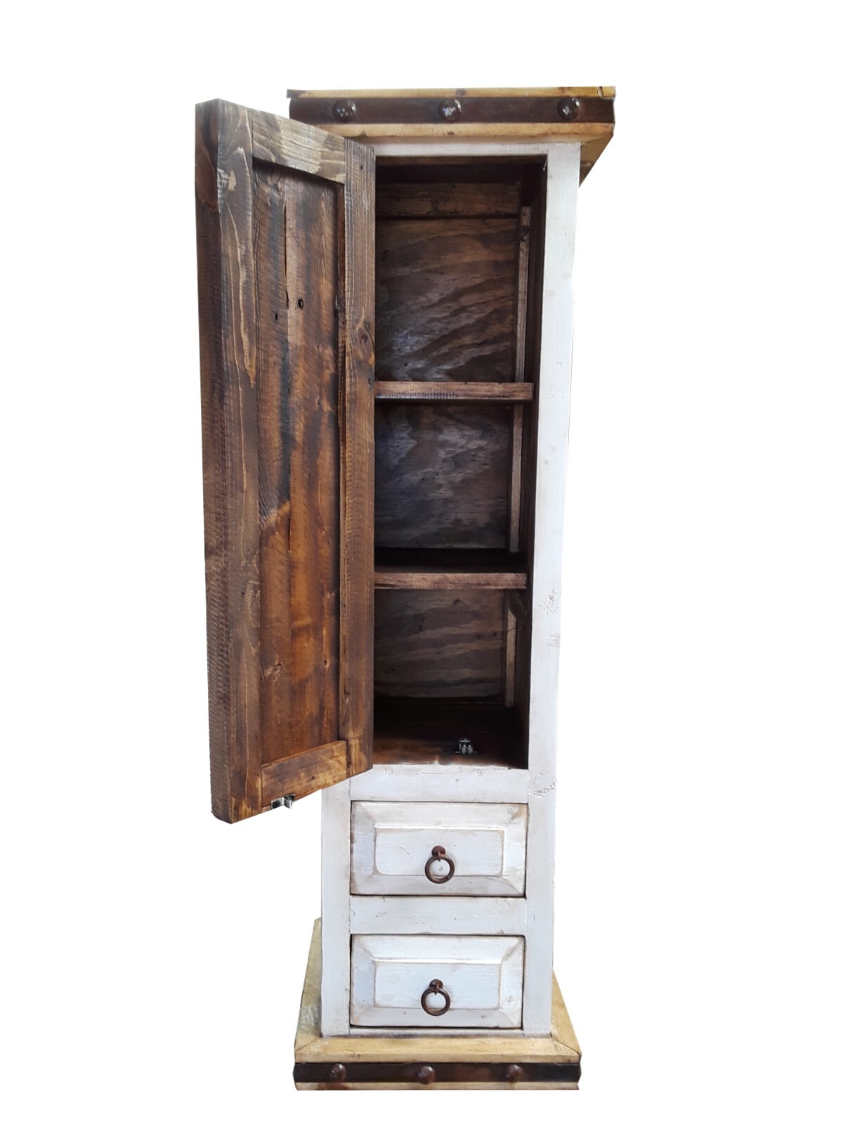 Don Pio Rustic White Washed Bathroom Vanity