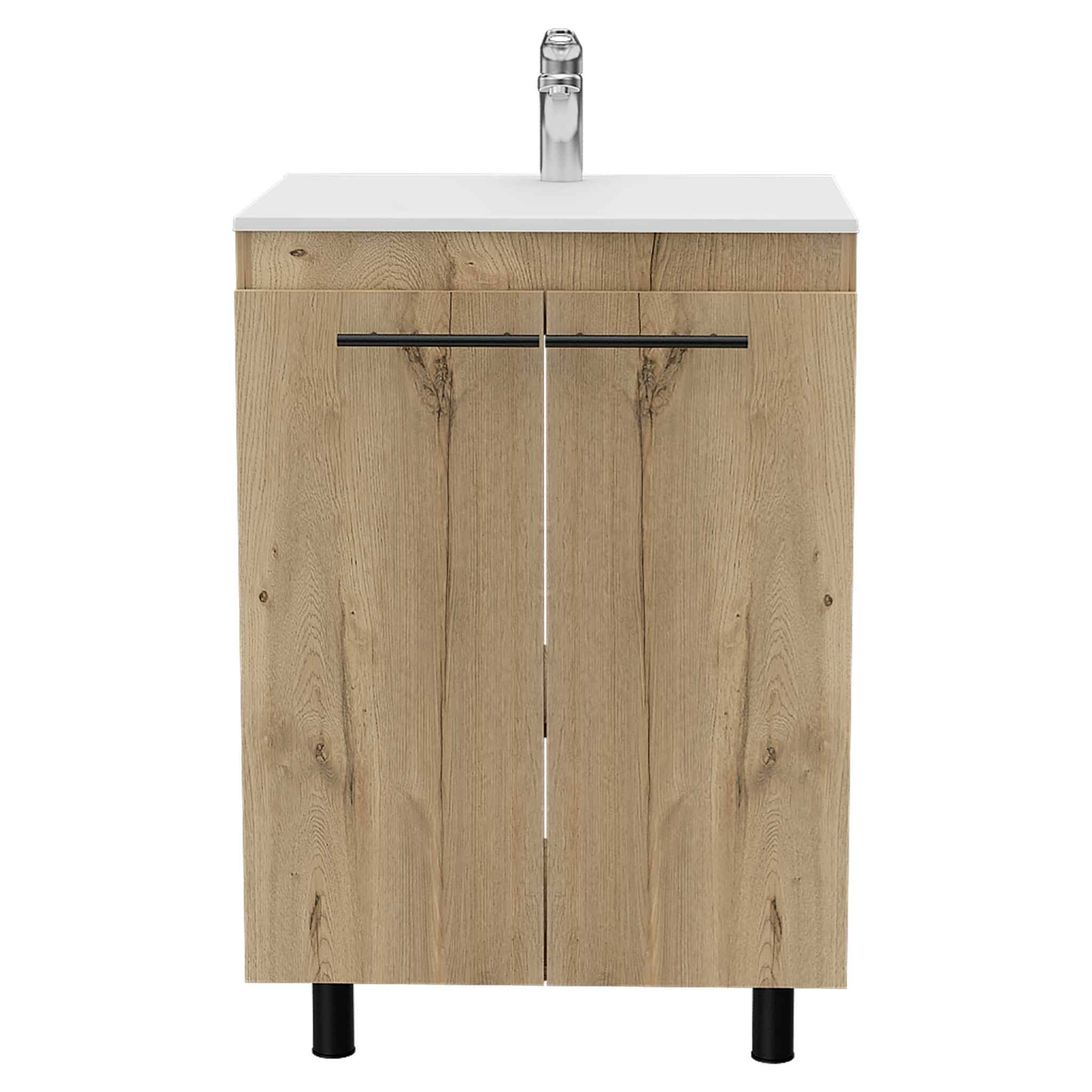 Selma 24″ Freestanding Vanity Cabinet With Division