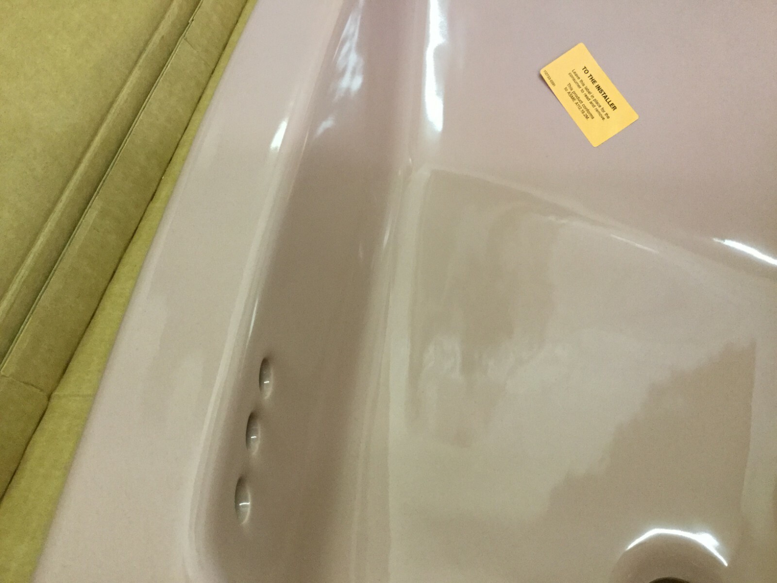 Kohler K-2170-8S-45 Lady Vanity 28″ Bathroom Sink SIDE SPRAY HOLE, WILD ROSE