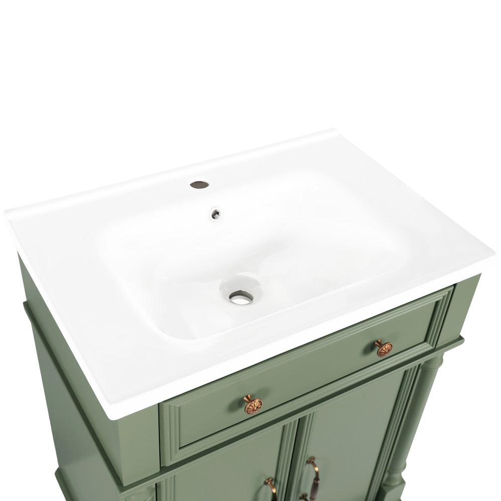 27.8″ White Ceramic Basin, Only Ceramic Sink, Without Cabinet