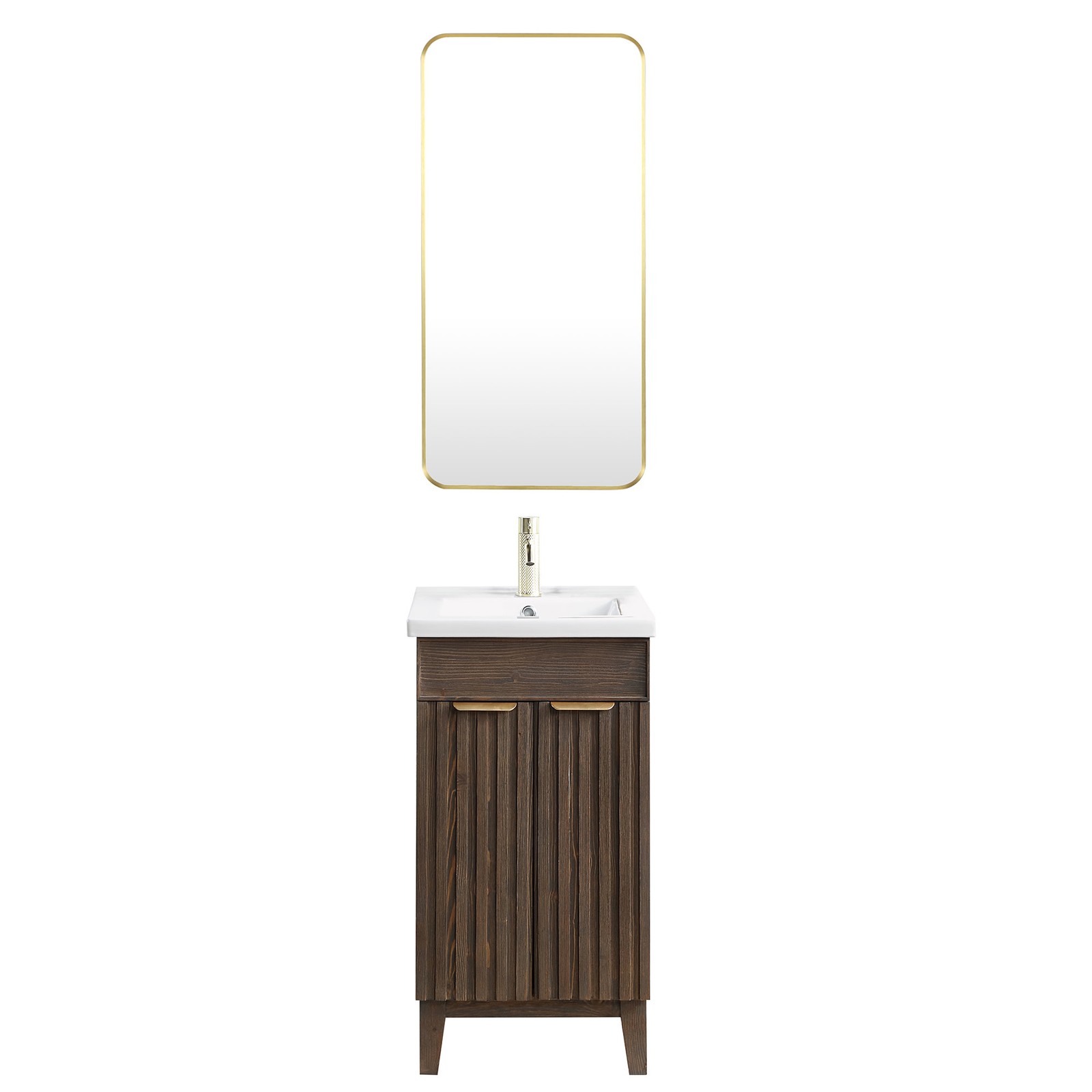 Miseno MV-PALO18-WHT Palos 18″ – Spruce Antique Brown