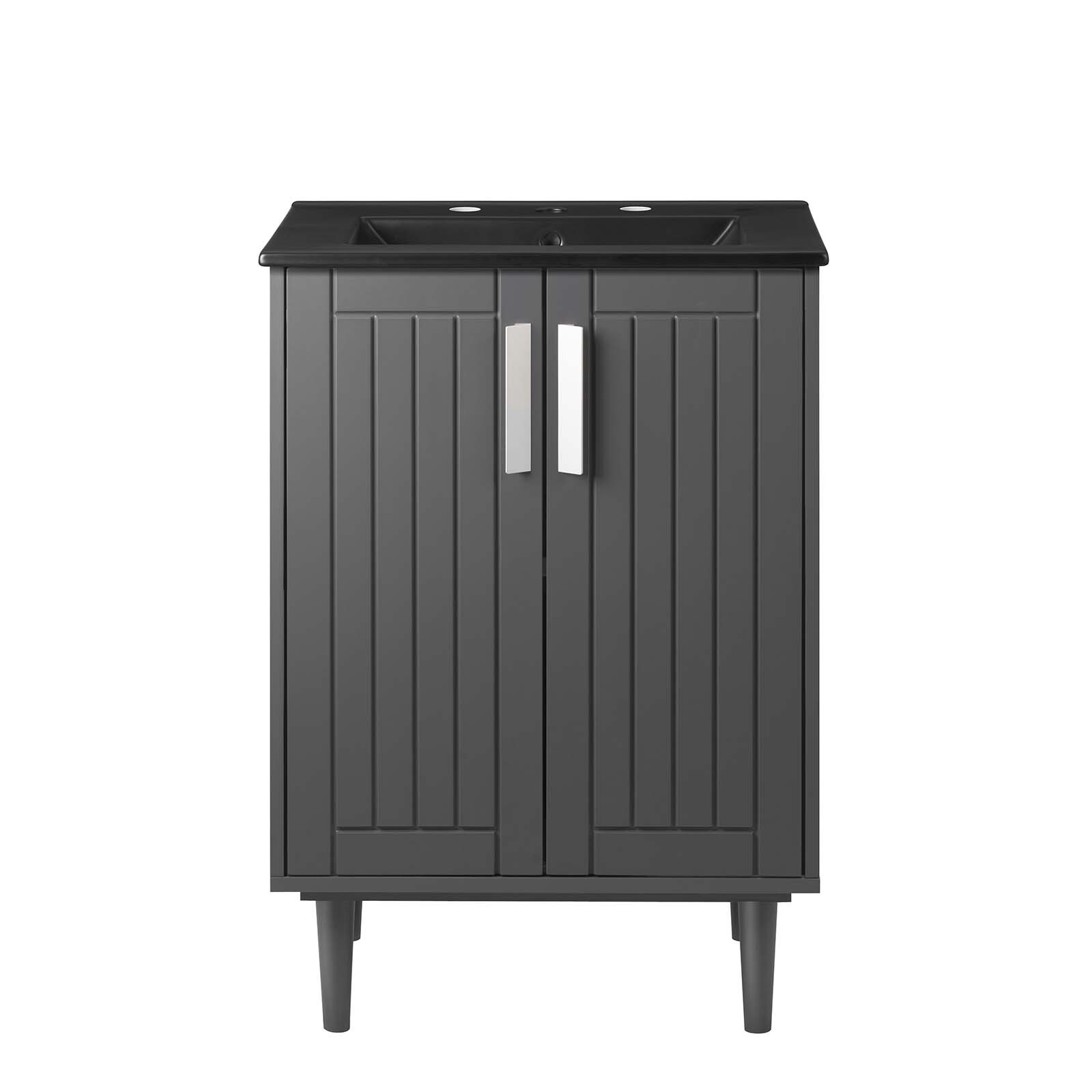 Modway Augusta 24″ Bathroom Vanity in Gray Black