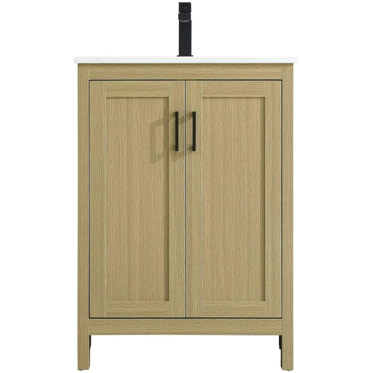 Elegant Lighting VF25124MHB Finnley Vanity Honey Brown