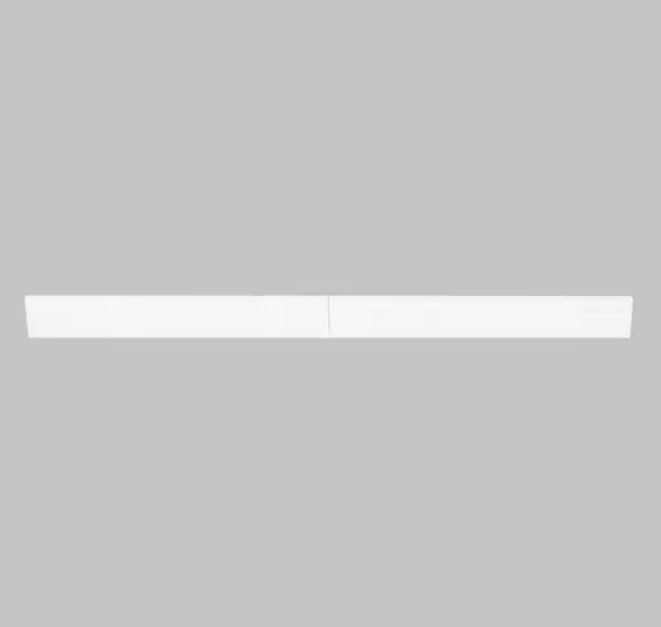 72″ x .75″ x 4″ Engineered White Bathroom Vanity Backsplash Split in 2