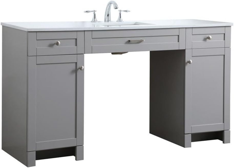 Elegant Lighting VF15032TK 32 inch Single Bathroom Vanity in Teak