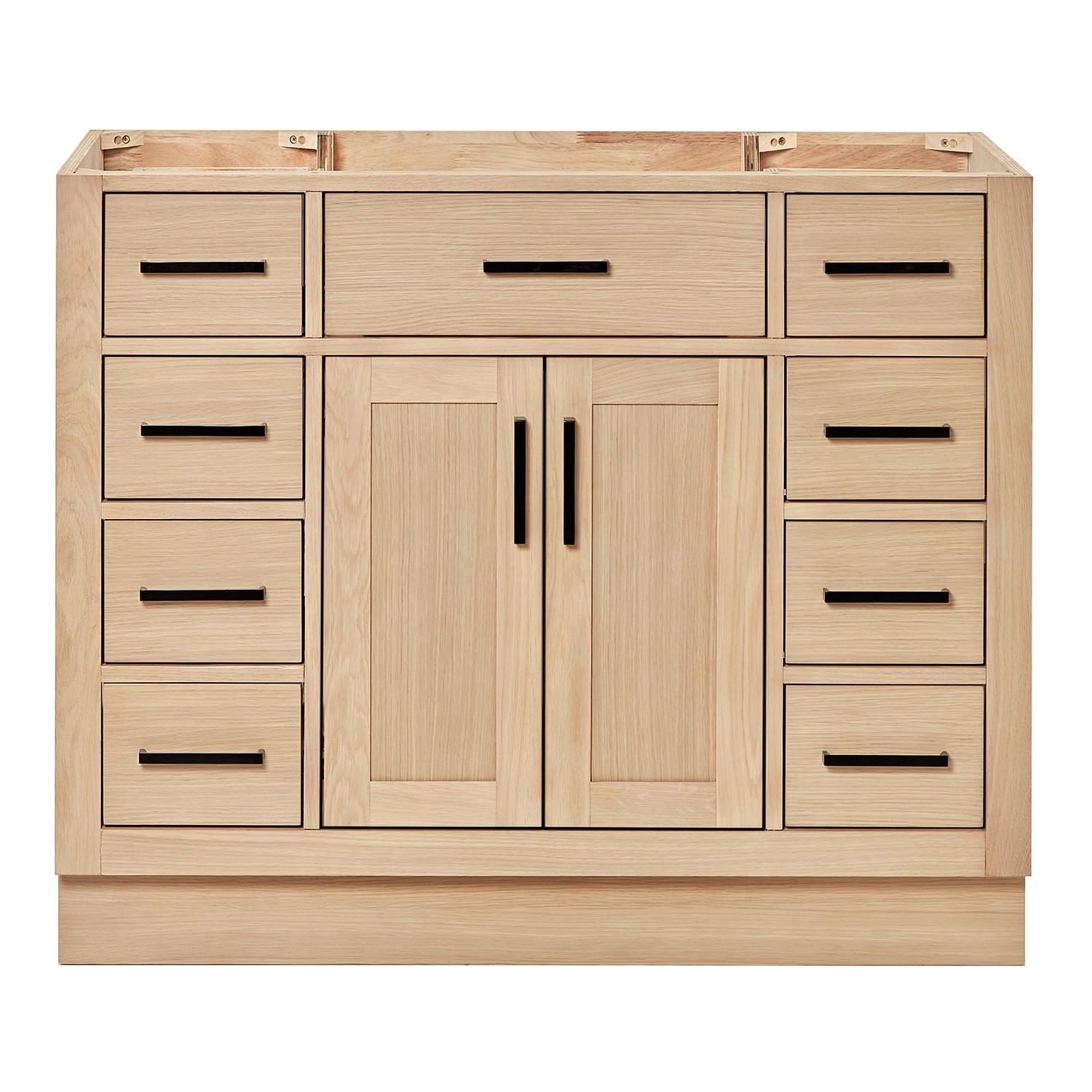 Ariel T042S-BC Hepburn 42″ Single – Oak / Matte Black Hardware