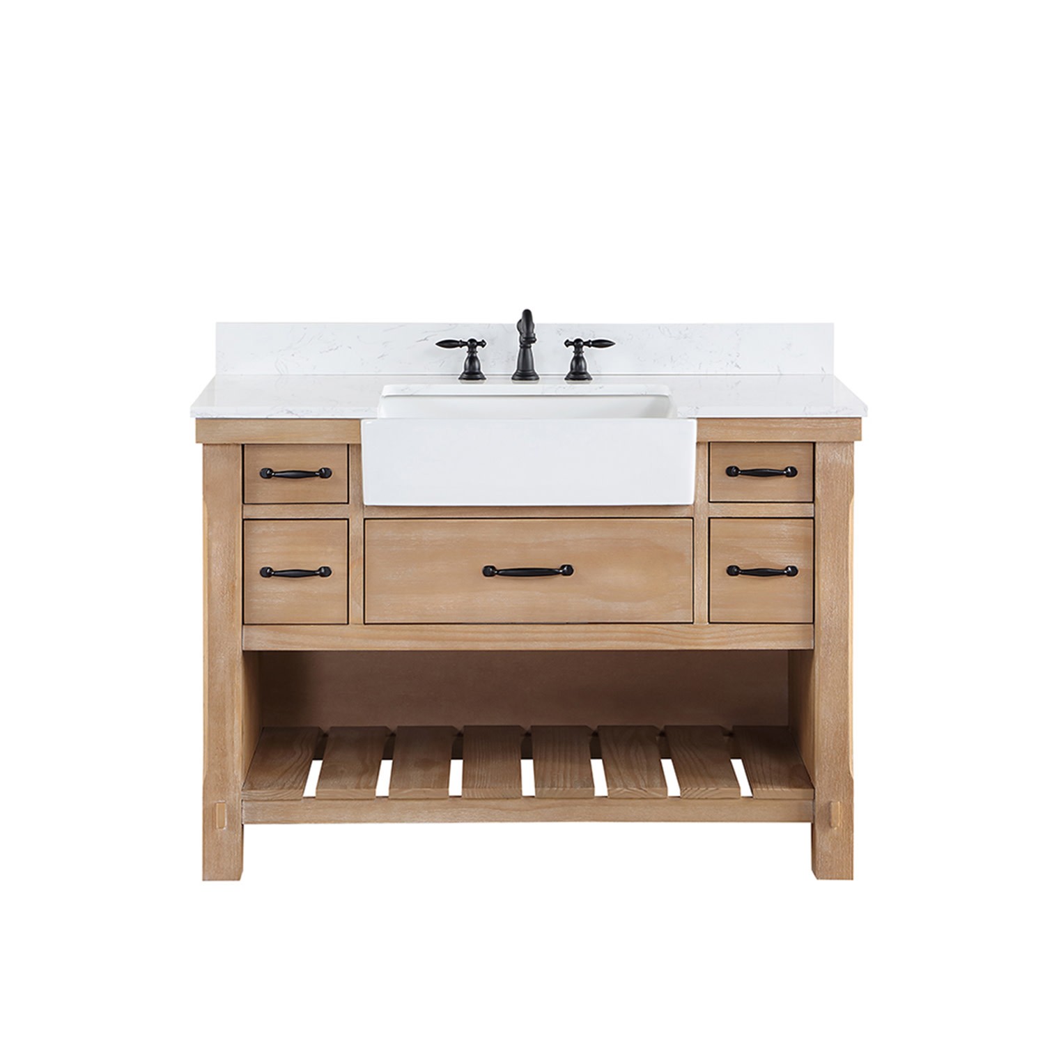 Miseno MV-NM-701648 Villareal 48″ – Weathered Pine / White