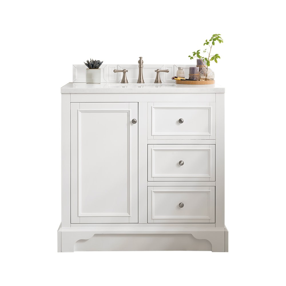 James Martin Vanities 825-V36 De Soto 36″ Single – White