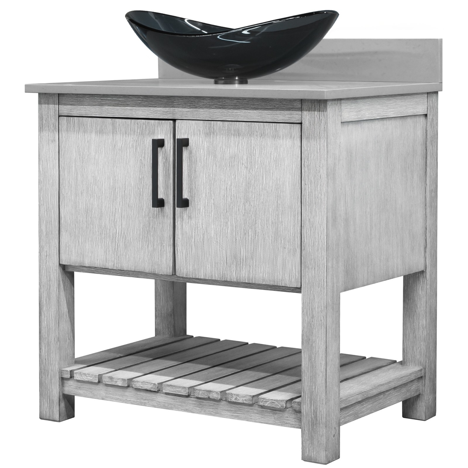 Miseno MV-30SG-NOBV-280-324G-MIR 30″ – Stonewash Grey / Storm Grey Top / Matte