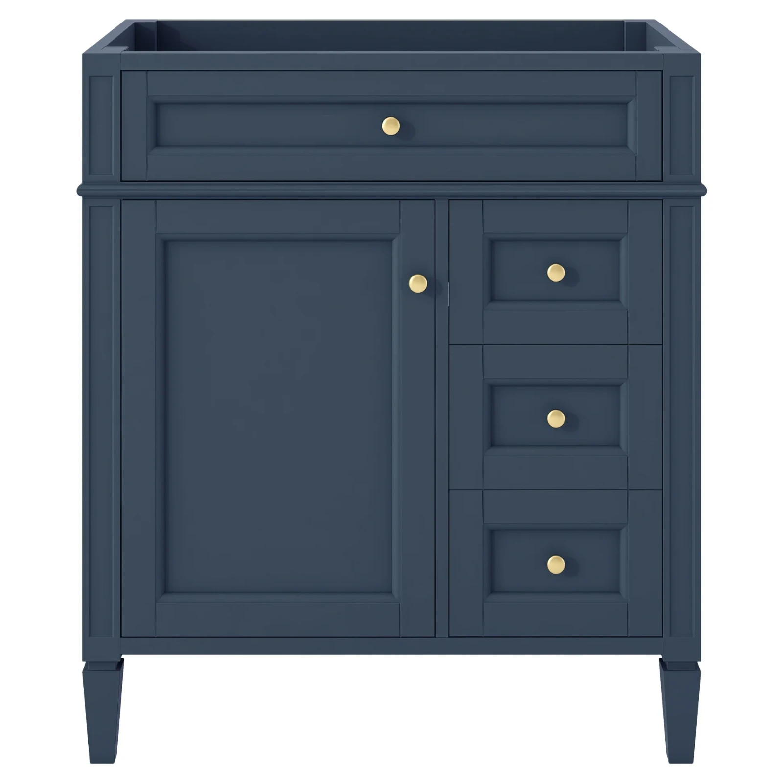 30” Bathroom Vanity WITHOUT TOP SINK, Bathroom Storage Cabinet
