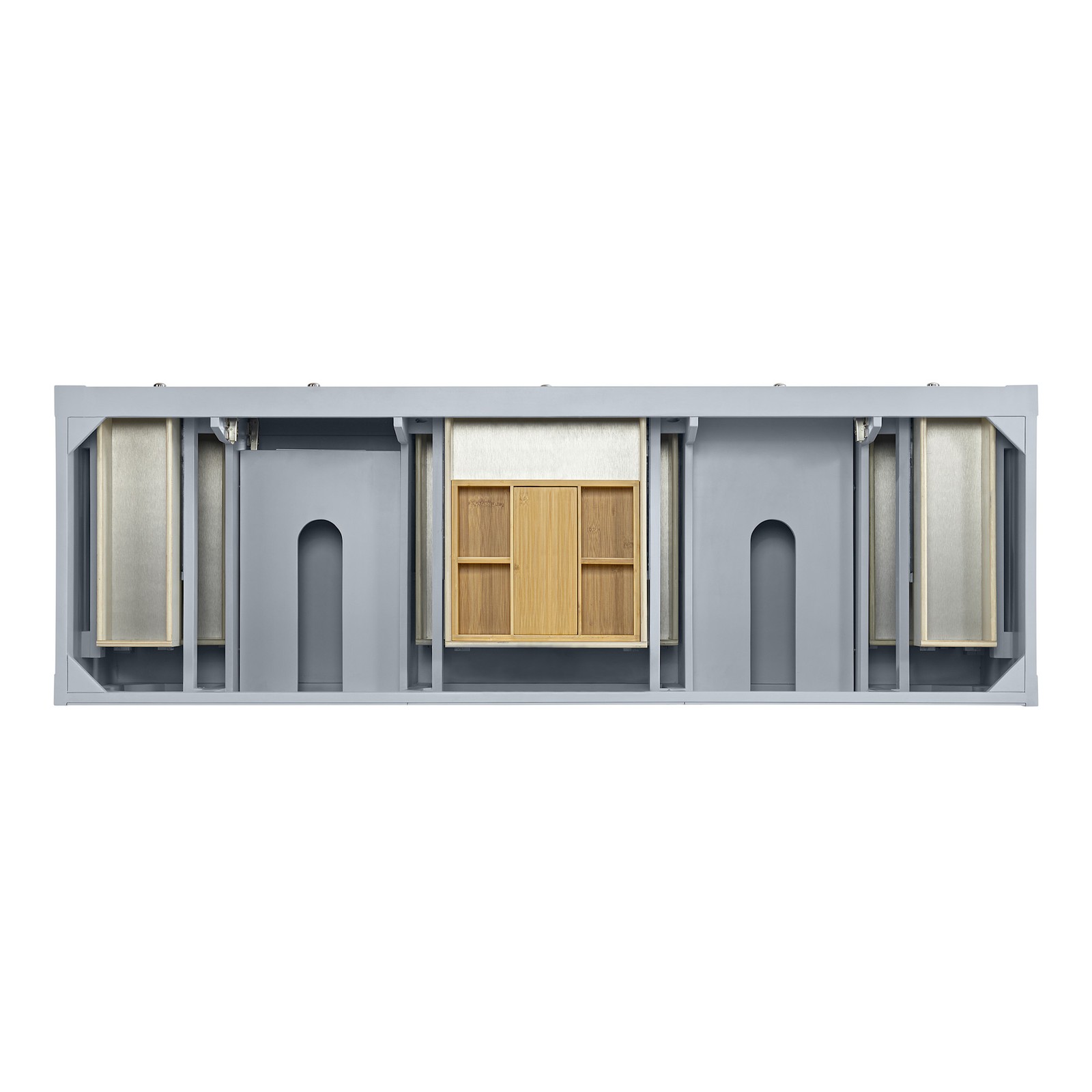 James Martin Vanities 330-V72-3TJR Breckenridge 72″ – Light Natural Oak