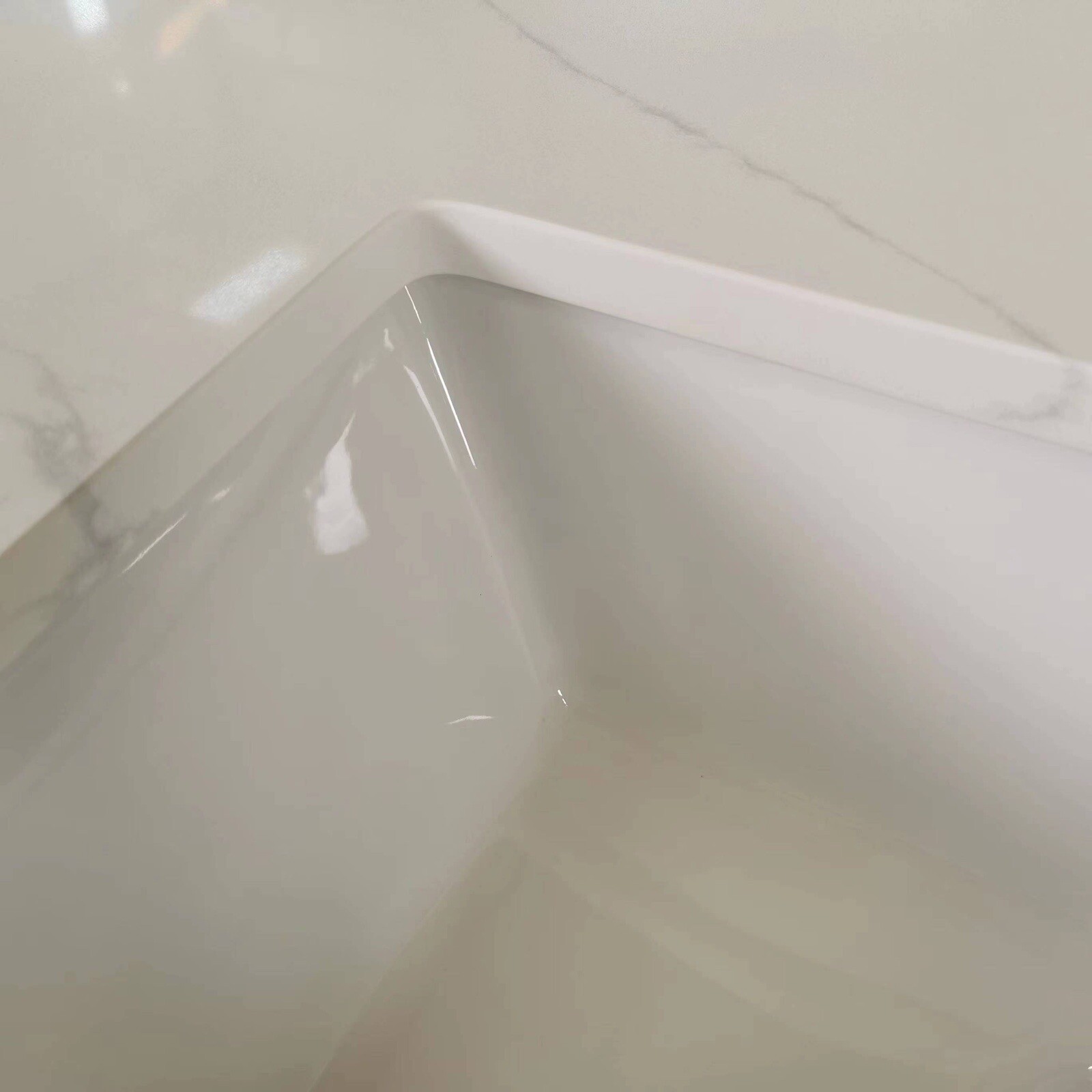 (Pack Of 2) Pool Rectangular Undermount Bathroom Vanity Sink 18″ X 11″ X 6″