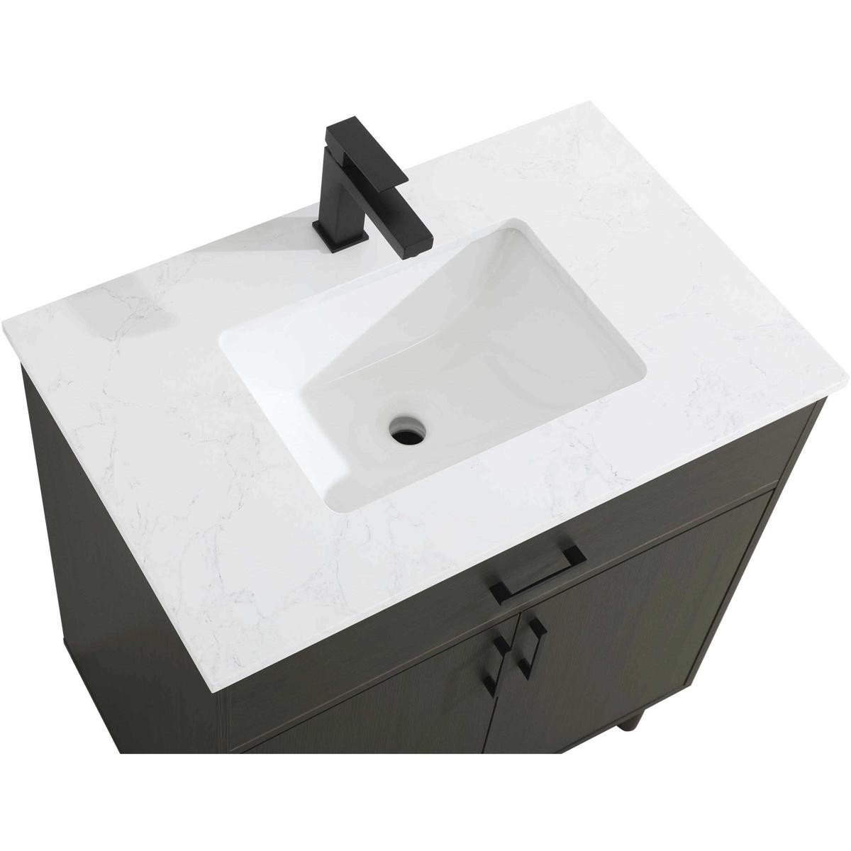 Elegant Lighting VF25030MMB Chandler Vanity Mocha Brown