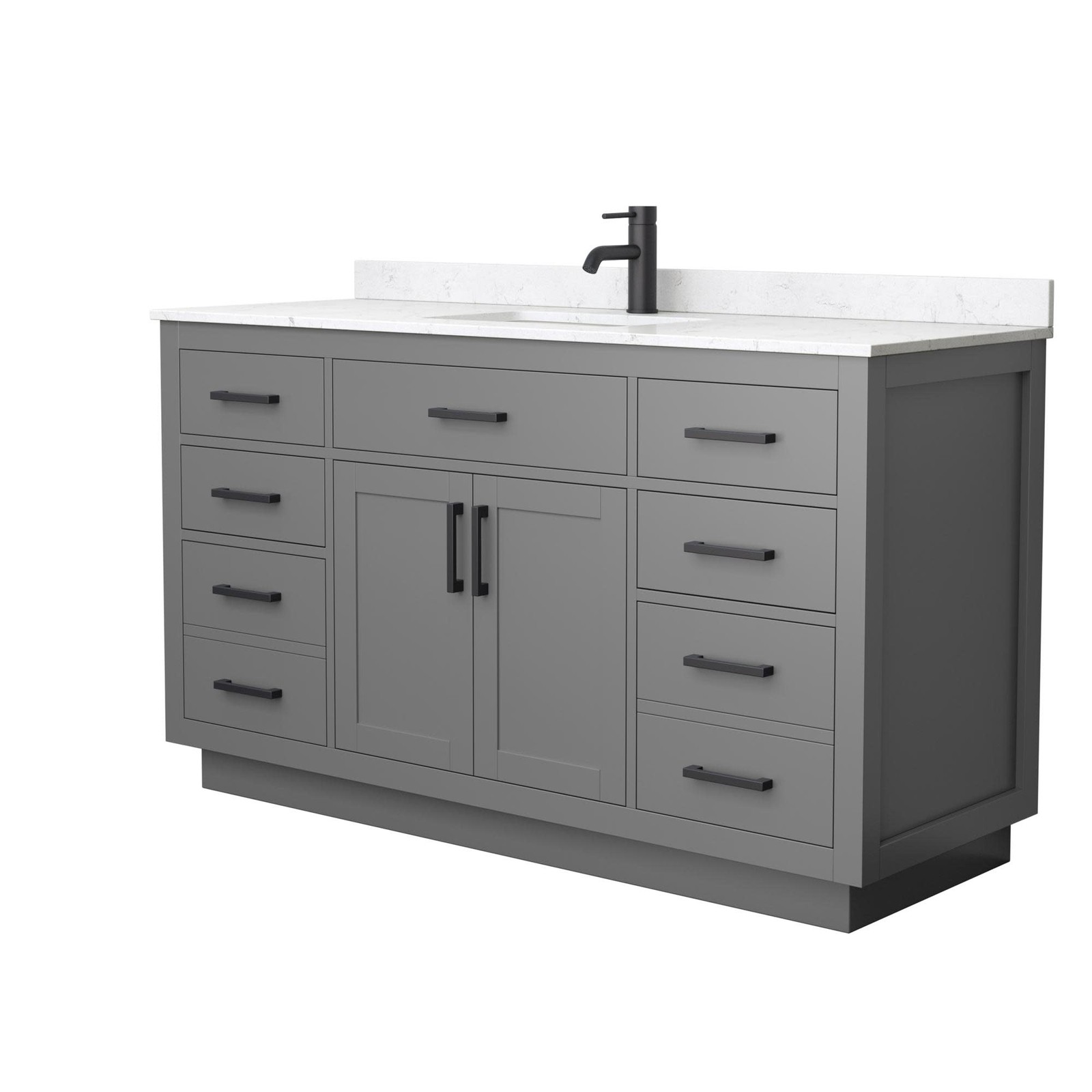 Wyndham Collection WCG262660S-VCA-UNSMXX Beckett TK 60″ – Dark Blue / Carrara