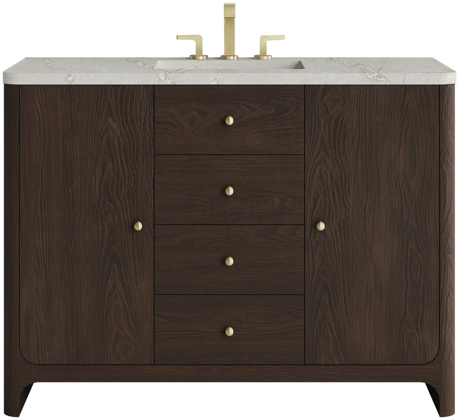James Martin Vanities D125-V48-WVSL Gracyn 48″ – Sable