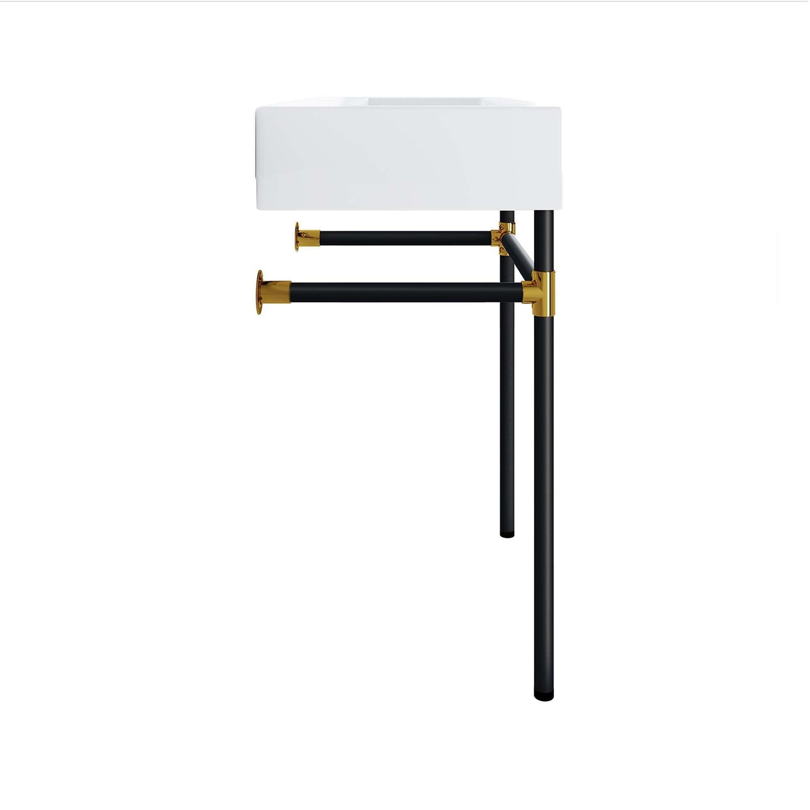 Redeem 24″ Wall-Mount Black Stainless Steel Bathroom Vanity