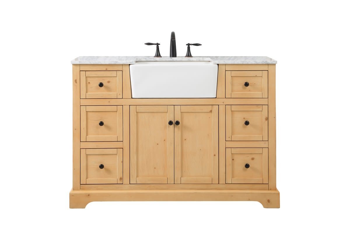 Elegant Lighting VF60248 Franklin 48″ – Natural Wood