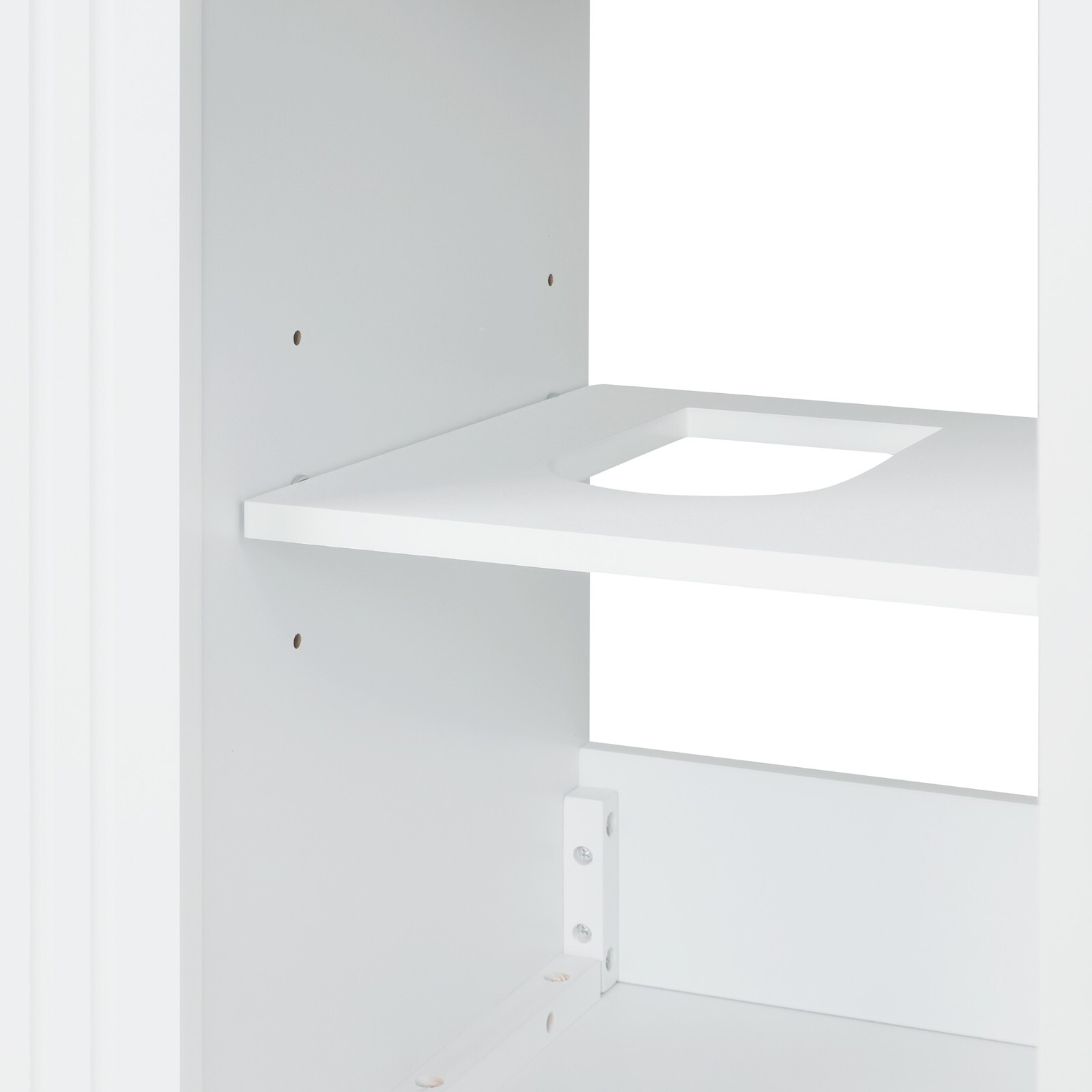 20″ Bathroom Vanity with Ceramic Sink Storage Cabinet Adjustable Shelf Racks