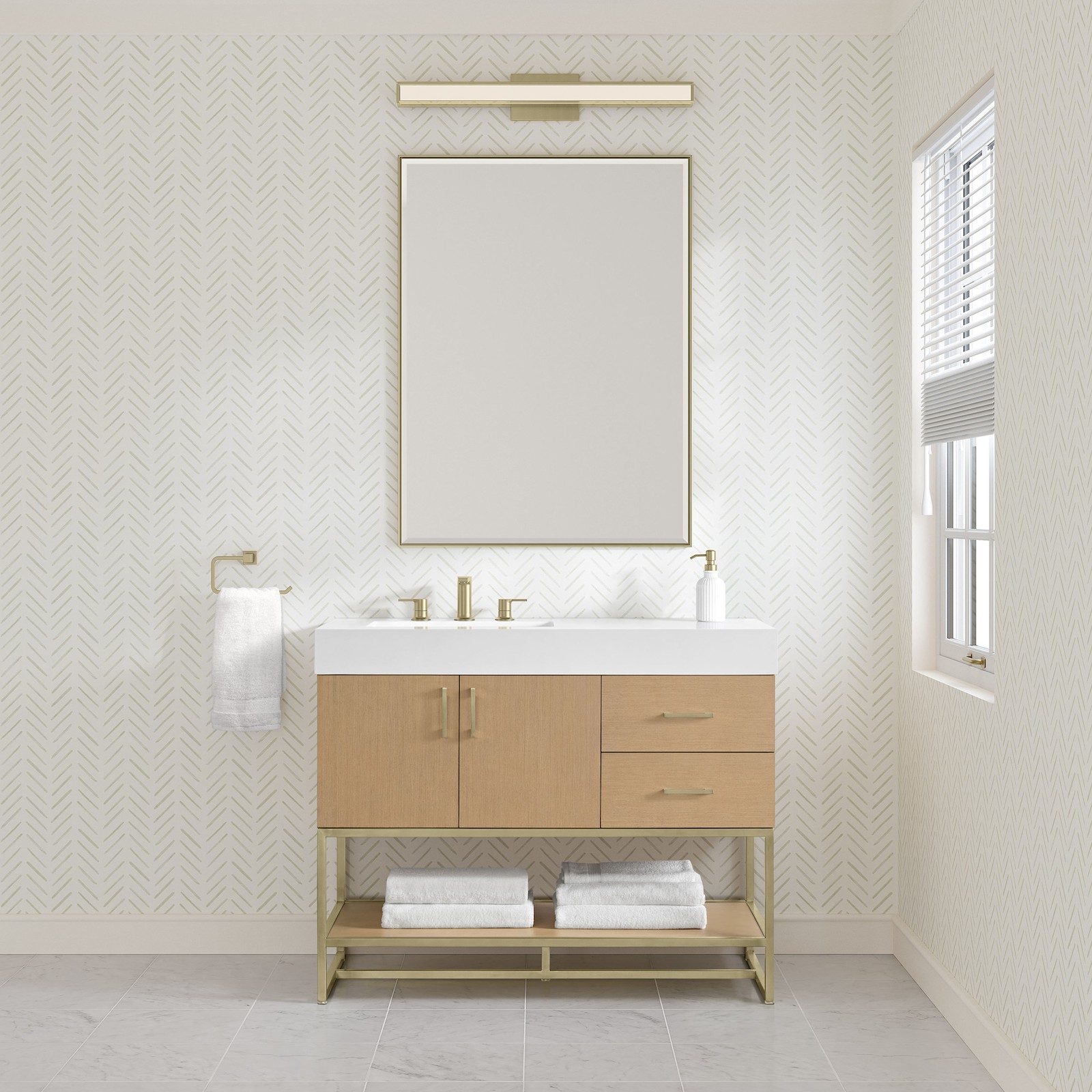 Miseno MV-MN521V42 Mauri 42″ – Warm Oak