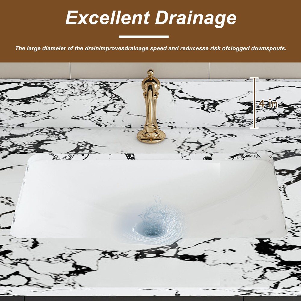 Bathroom Vanity Top W Undermount Ceramic Sink Only Bathroom Vanity Top