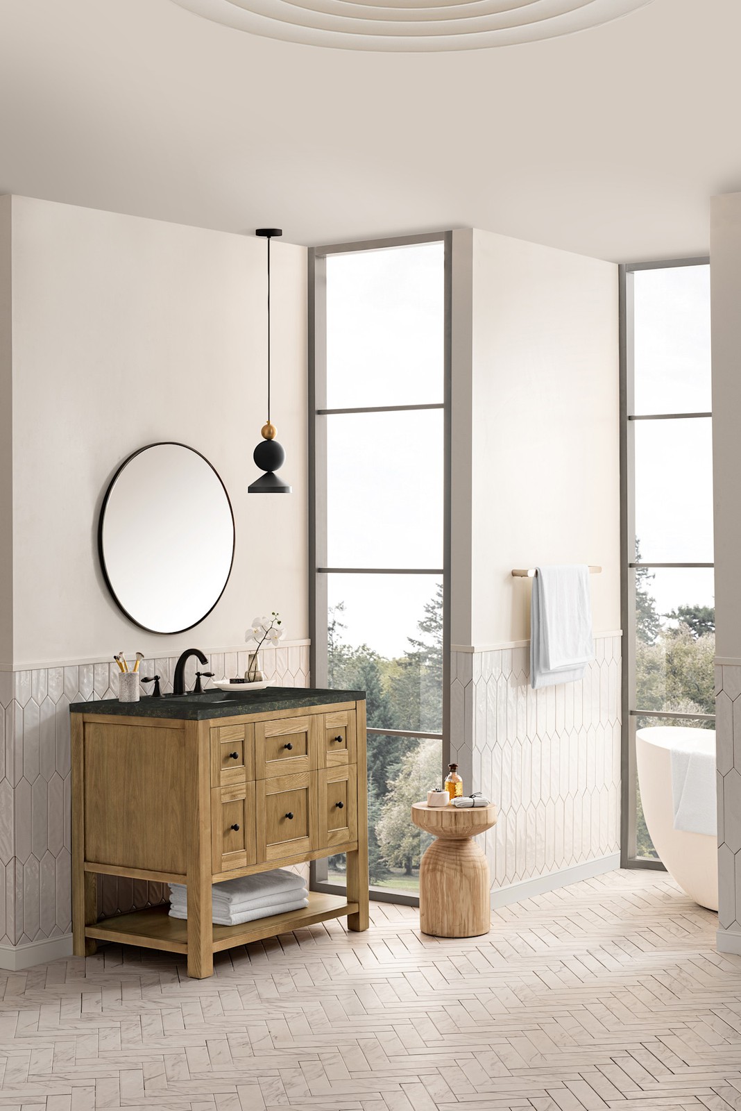James Martin Vanities 330-V36-3PHT Breckenridge 36″ – Serenity Blue