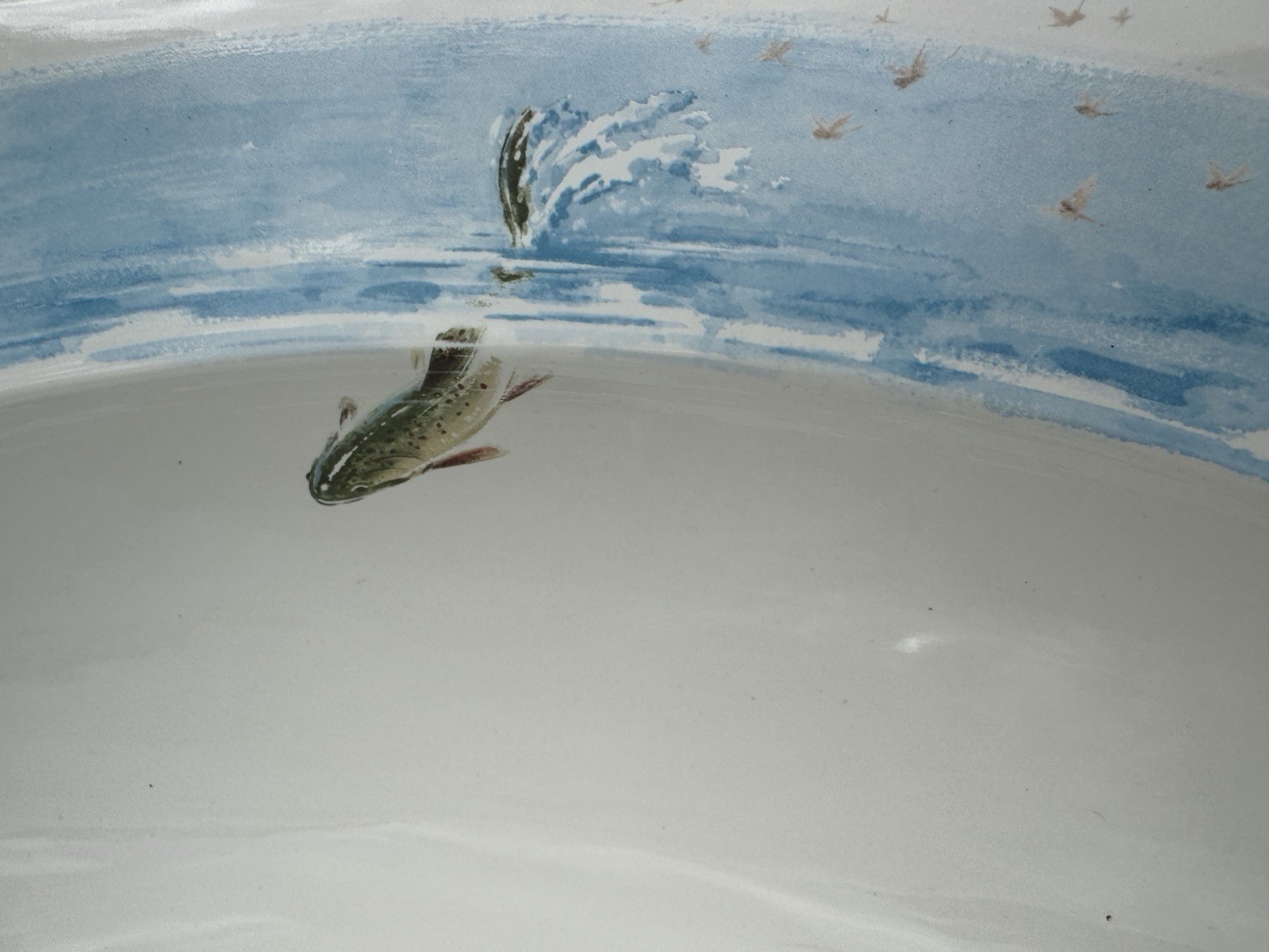 Kohler K-14274-RF-96 The Rod And the Fly Sink + Faucet Trim Bass Trout Fishing