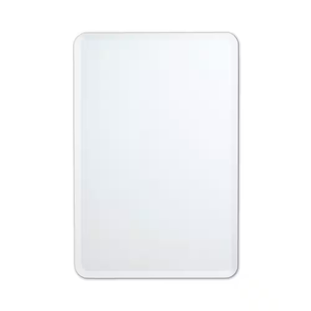 30 In. W X 40 In. H Frameless Rounded Rectangular Beveled Edge Bathroom Vanity M