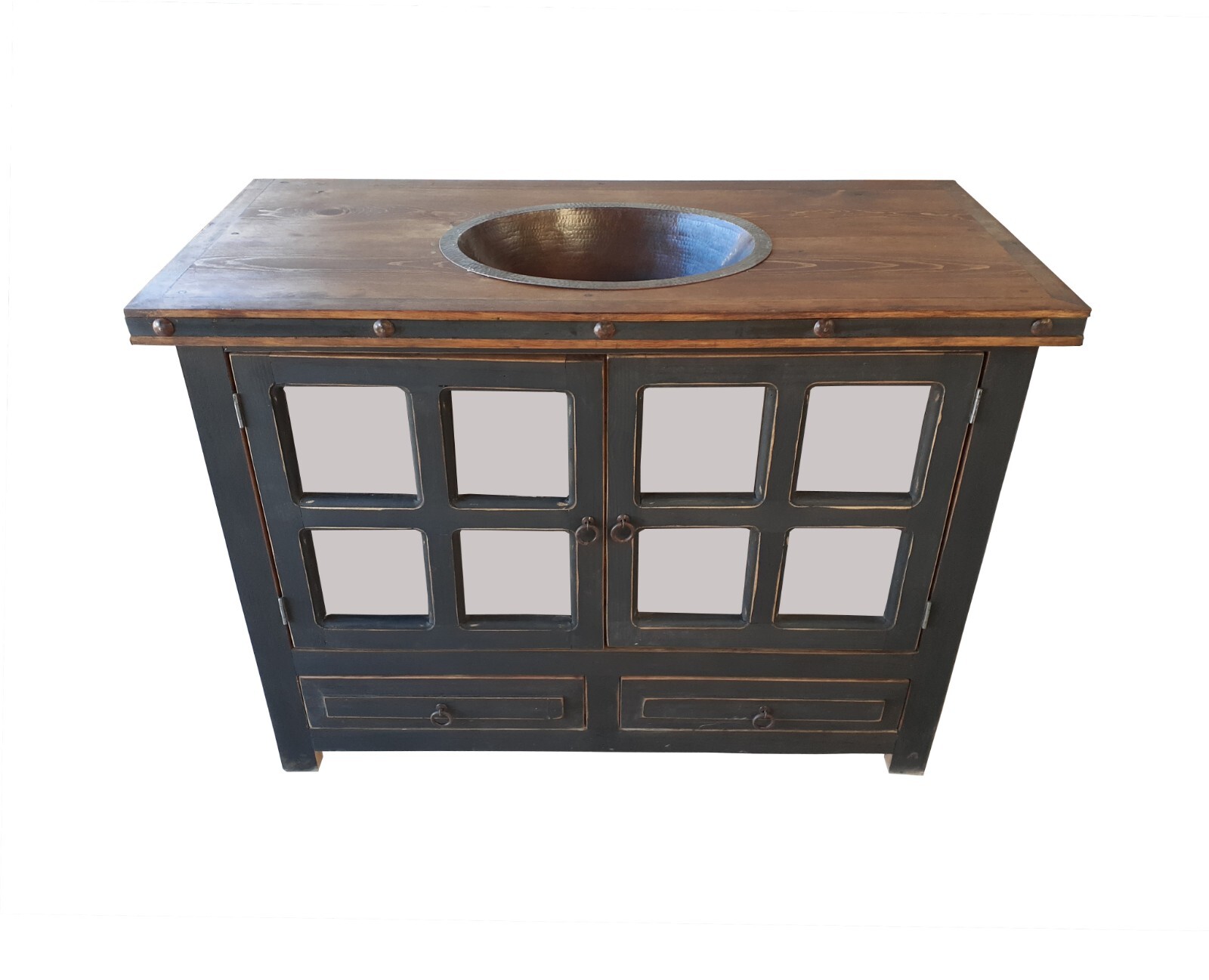 San Angelo Rustic Bathroom Vanity Furniture