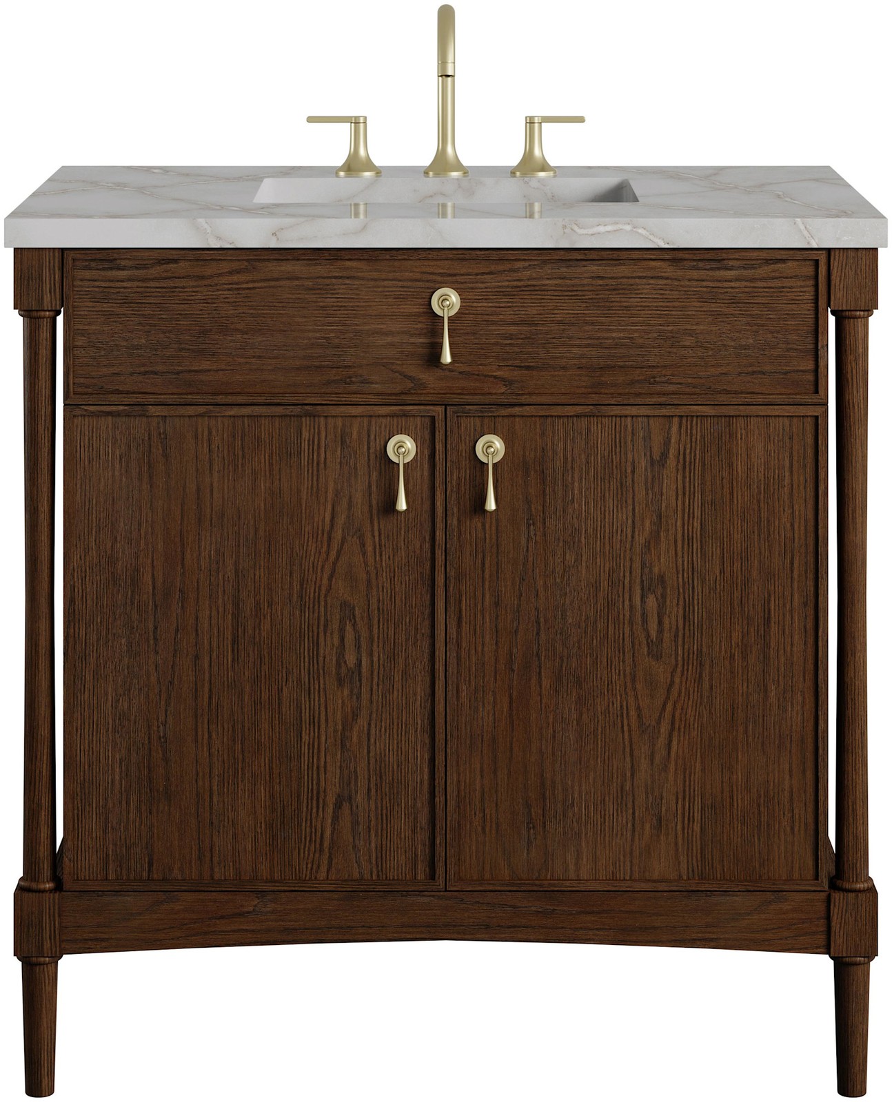 James Martin Vanities D680-V36-3VSL Kinnsden 36″ – Sable Oak