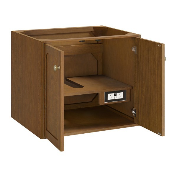 30″ James Martin Laurent 545-V30-HNO Single Vanity Cabinet Honey Oak