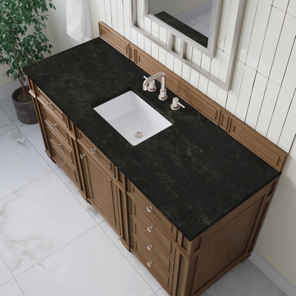 60″ James Martin Bristol 157-V60S-SBR-3PHT Phantome Eclos Single Vanity