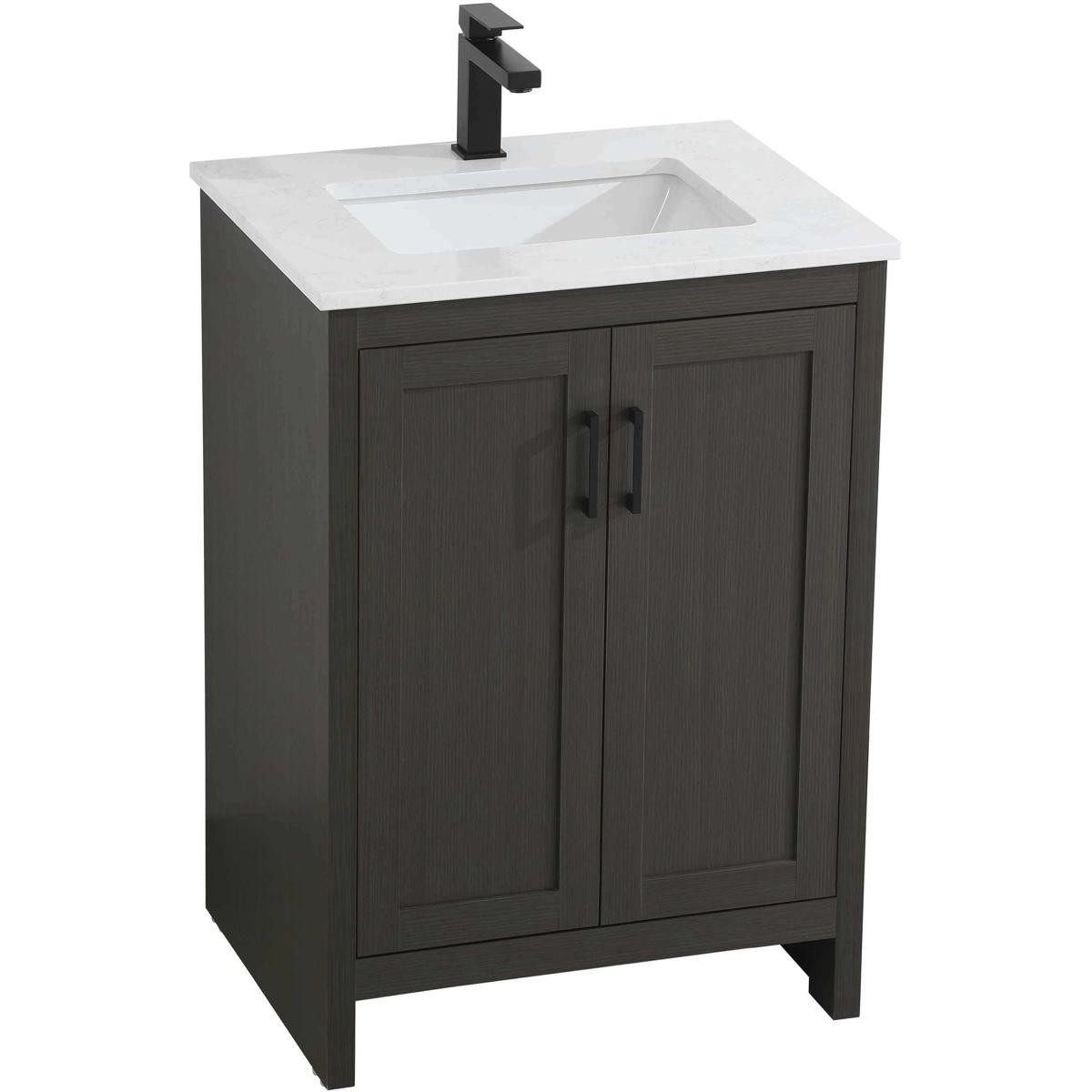 Elegant Lighting VF25124MMB Finnley Vanity Mocha Brown