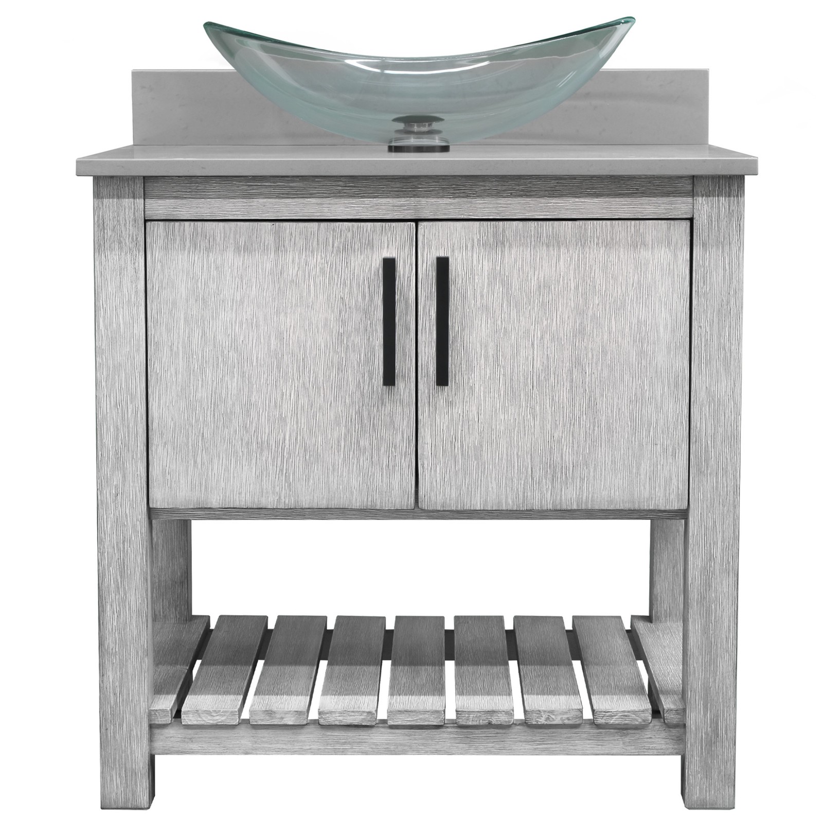 Miseno MV-30SG-NOBV-280-324C-MIR 30″ – Stonewash Grey / Storm Grey Top / Matte